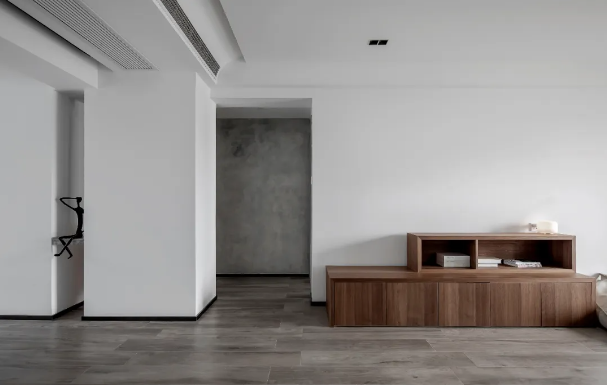 100m2 極簡風(fēng)三居，簡約、自由、互動是空間的主旋律~