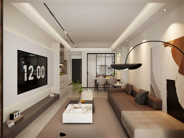 山水如畫114㎡|現(xiàn)代溫馨配色+流暢動線，詮釋家的溫度與巧思